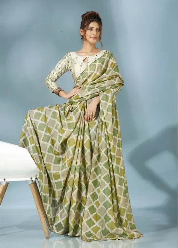 Green Dolla Silk Saree