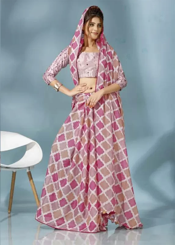 Pink Dolla Silk Saree