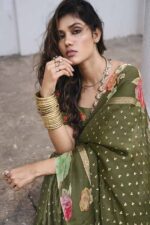 Creva Moss Saree
