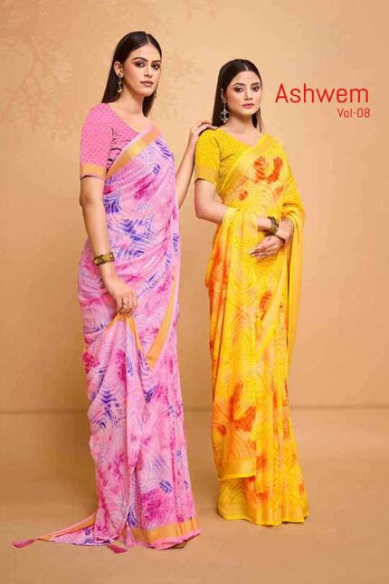 Dull Moss Saree