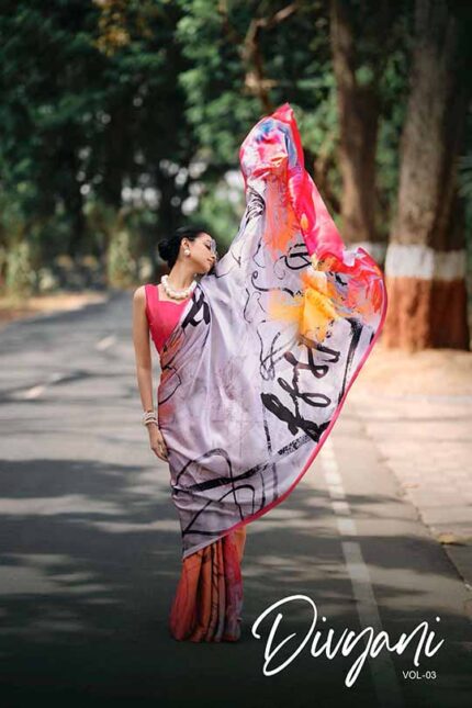 Satin Saree