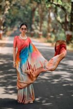 Satin Saree