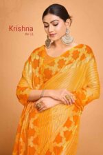 Chiffon Brasso Saree