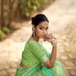 Dull Moss Saree