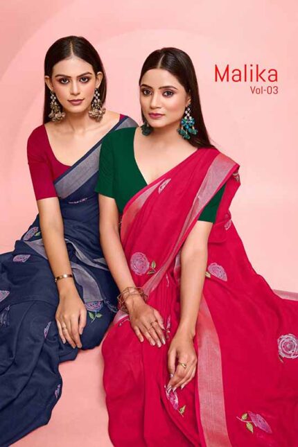 Pure Linen Saree