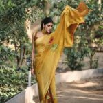 Yellow Soft Silk Saree