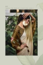 Khaki Soft Silk Saree