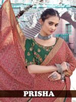 Georgette Moss Saree
